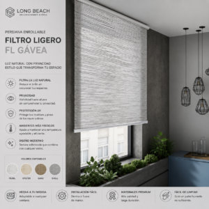 Persiana Enrollable Filtro Ligero FL Sidney