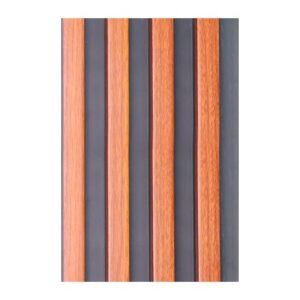 Muro WPC Tipo Lambrín Interior Teak Aracajú